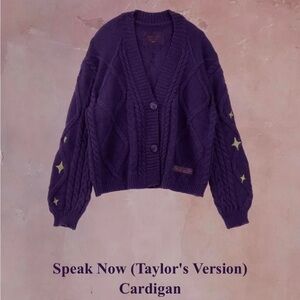 NWT Taylor Swift Speak Now Cardigan